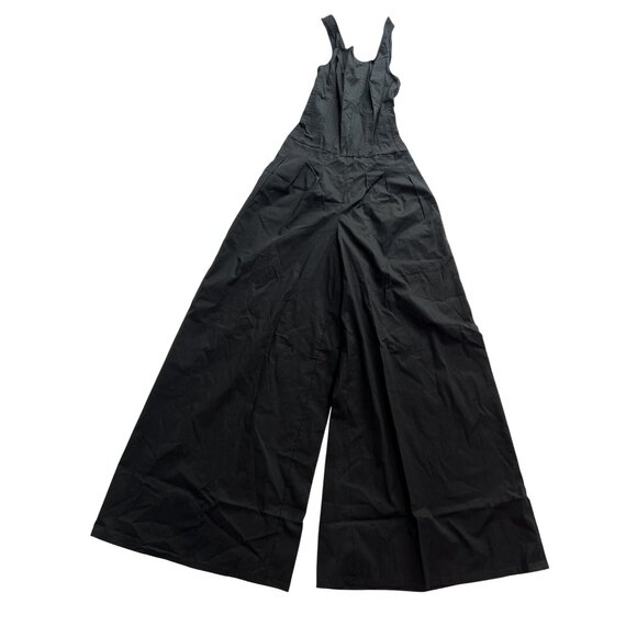 WeWoreWhat Pleated Scoop Neck Jumpsuit in Black - Picture 1 of 4